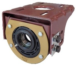 L3221- Soporte de Cardan (Rodam. Ø40mm) Regulac. Eje/Ang/ Altura
