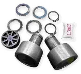 MZK18540- KIT Horquilla Embrague, 4 Anillos Internos, 4 Travas, 1 Buje Esferico, 2 Rodillos (Ø16xØ30)