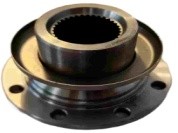 PE908- BRIDA CARDAN 6 AGUJ.(CHAPA DEFLECT. GRANDE)(Ø40, 5X14 Estrias)