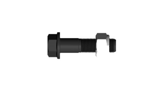 S2711- BULON PATA MOTOR M 16 X 1,50 X 60 con tuerca auto UNIVERSAL, S3